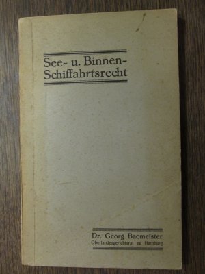 See- und Binnenschiffahrtsrecht