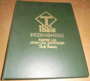 gebrauchtes Buch – Sammlung Rarität: dicke DDR original Mappe Verkaufskataloge Prospekte Reklame Werbung Thale Erzeugnisse VEB Eisen und Hüttenwerke im VEB Brandstahlkombinat Sitz Eisenhüttenstadt Hermann Matern Email Produkte Firmen Katalog Verzinkte Eimer Löwen Email, Schaufeln, Fondue Gerät,  Mülltonnen, Brausewannen, Transportfässer,  stahl Selbstbau Regale,  DDR Metallurgie, Druckbehälter für Most, Camping Grill, Waschtöpfe, Einkocher