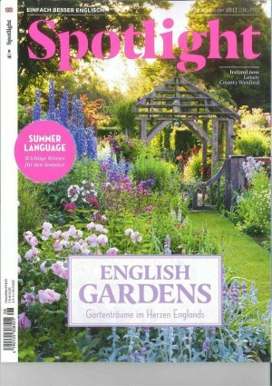 gebrauchtes Hörbuch – Spotlight  08/2019: English Gardens. Gartenträume im Herzen Englands. Heft UND Audio CD