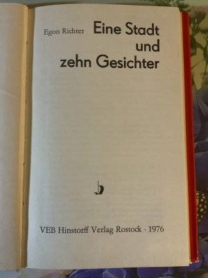 gebrauchtes Buch – Egon Richter – Eine Stadt und zehn Gesichter