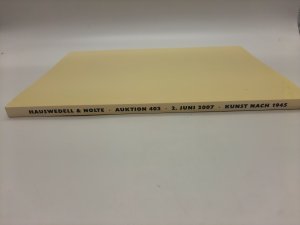 gebrauchtes Buch – Hauswedell & Nolte – Kunst nach 1945, Auktion 403, 2. Juni 2007