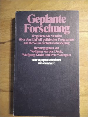 Geplante Forschung. Vergleichende Studien über (ISBN 3905314053)