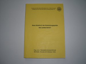 Neue Akzente in der Entwicklungspolitik des Landes Berlin?