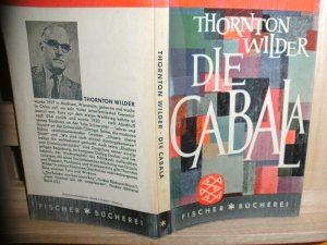 antiquarisches Buch – Thornton WILDER – Die Cabala, Ein Amerikaner in Rom