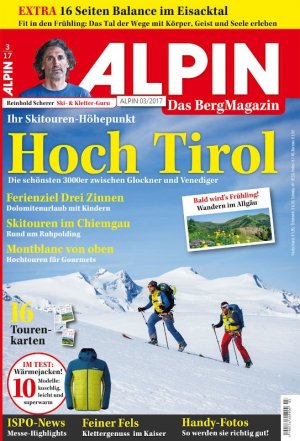 gebrauchtes Buch – ALPIN - Leben für die Berge   -  Heft 3 März 2017