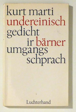 undereinisch., gedicht ir bärner umgangsschprach.