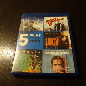 gebrauchter Film – 5 Filme Action Pack (Oblivion, Fast&Furious 6, Lucy, 47 Ronin, The Ides of March)