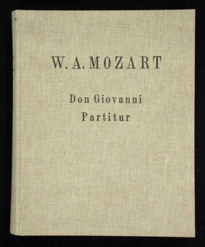 Don Giovanni., Oper in zwei Akten / Dramma giocoso in due atti. Deutsche Bearbeitung nach der Überlieferung und dem Urtext von Georg Schünemann.