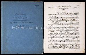 Quartette für 2 Violinen, Bratsche und Violoncell., Stimmen.