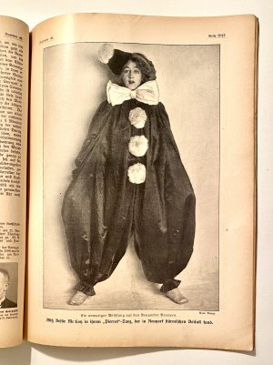 Die Woche. / Moderne Illustrierte Zeitschrift. Heft 46 von 1908. Bessie McCoy  "The Yama Yama Man"