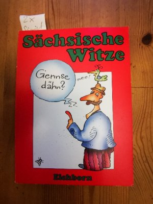 Sächsische Witze / Gennse dähn? 2x signiert 1x Bernd Lutz Lange und eine weitere Signatur (leider nicht lesbar siehe Foto)