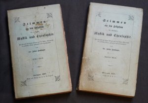 Stimmen aus dem Heiligtum der christlichen Mystik und Theosophie, 2 Bände