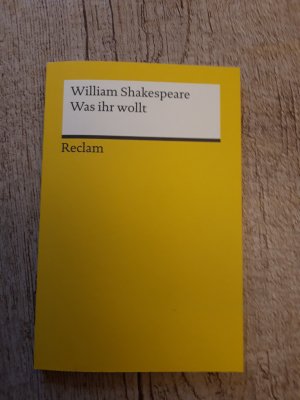 gebrauchtes Buch – William Shakespeare – Was ihr wollt