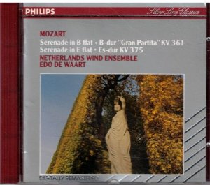 gebrauchter Tonträger – Netherlands Wind Ensmble – Mozart - Serenade in B-flat, B-Dur "Gran Partita" KV 361, Serenade in E-flat, Es-dur KV 375