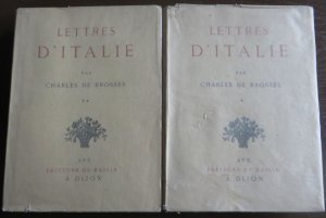 Lettres d`Italie (nummeriertes Exemplar 723 von 750)