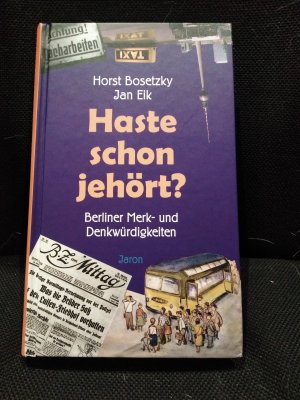 Haste schon jehört?