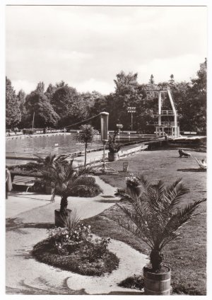 gebrauchtes Buch – AK Friedrichroda Thüringer Wald Schwimmbad ungelaufen