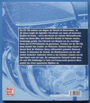 gebrauchtes Buch – Reinhard Hopp – Honda CB 750 - Geschichte einer Legende