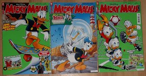 "Micky Maus" 3 Hefte von 2015 - (08 + 09 + 33)