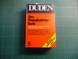 gebrauchtes Buch – Drosdowski, Günther und andere – Der Duden in 12 Bänden. Das Fremdwörterbuch (Band 5)