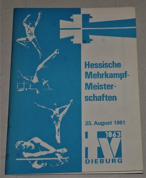 gebrauchtes Buch – TV 1863 Dieburg – Hessische Mehrkampfmeisterschaften Dieburg 23. August 1981.