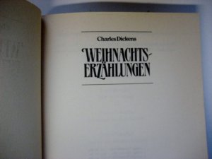 antiquarisches Buch – Charles Dickens – Weihnachtserzählungen