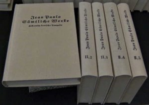 Jean Paul - Sämtliche Werke - Historisch kritische Ausgabe, Reprint der Orginalausgabe von 1928, - 2. Abteilung - 5 Bände, komplett: II,1 + II,2 + II, […]