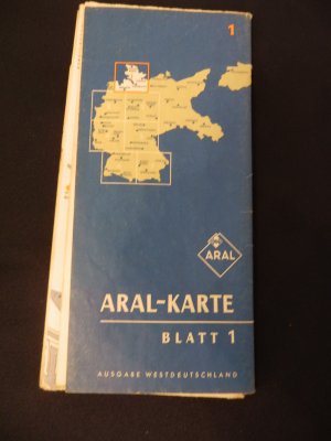 Aral Karte Blatt 1 Westdeutschland