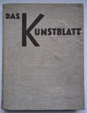 Das Kunstblatt. IX. (9.) Jahrgang 1925 komplett in einem Band