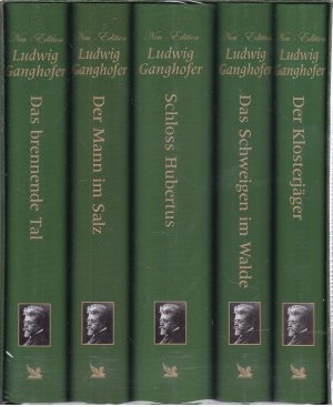 Ludwig Ganghofer, 5 verschiedene Bände Der Klosterjäger, Das Schweigen im Walde, Schloss Hubertus, Der Mann im Salz, Das brennende Tal die modernisierte […]