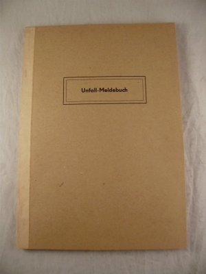 gebrauchtes Buch – Unfall-Meldebuch DDR 1971