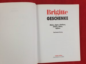 gebrauchtes Buch – BRIGITTE Geschenke