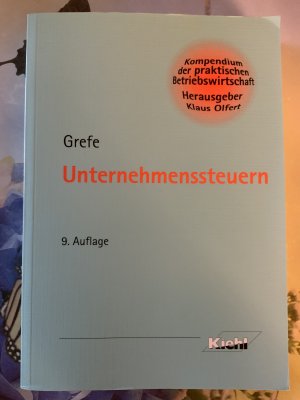 gebrauchtes Buch – Cord Grefe – Unternehmenssteuern