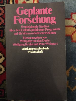 Geplante Forschung. Vergleichende Studien über (ISBN 9783902811899)