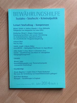 gebrauchtes Buch – Bewährungshilfe Heft 1 2015  – Lernort Strafvollzug