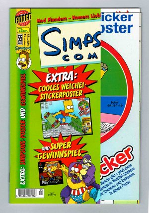 Simpsons Comics - Heft Nr. 55 mit Extra (vollständig beklebt)