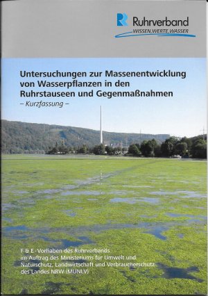 gebrauchtes Buch – Ruhrverband – Untersuchungen zur Massenentwicklung von Wasserpflanzen in den Ruhrstauseen und Gegenmaßnahmen - CD