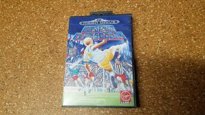 SEGA Mega Drive EUROPEAN CLUB SOCCER Konsolenspiel mit Anleitung