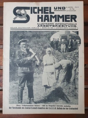 Sichel und Hammer - Illustrierte Internationale Arbeiterzeitung. III. Jahrg., Nr. 12, Oktober 1924.