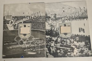 Sammelbildalbum Olympia 1936 / Die Olympischen Spiele 1936 Band 1+2