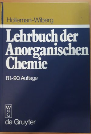 Lehrbuch der anorganischen Chemie