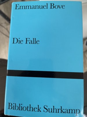 gebrauchtes Buch – Emmanuel Bove – Die Falle