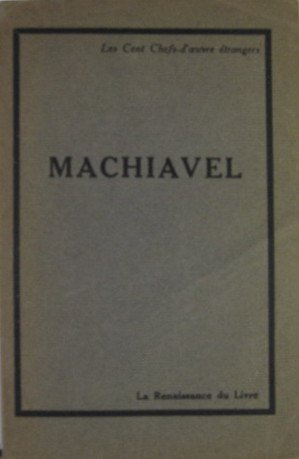 antiquarisches Buch – Charlier, Gustave  – Machiavel.