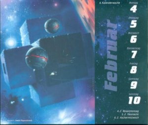 gebrauchtes Buch – Dirk Schulz – Perry Rhodan Postkarten-Kalender 2008