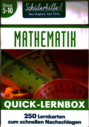 Schülerhilfe Quick-Lernbox Mathematik Klasse 5-10