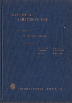 gebrauchtes Buch – Quaas,M. und U – Allgemeine Arbeitshygiene