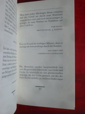 gebrauchtes Buch – Elena & Luigi Spagnol – Machiavelli für Manager / Sentenzen