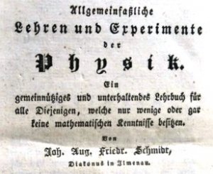 "Allgemeinfaßliche Lehren und Experimente der Physik" 1830