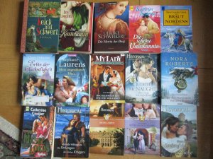 16 historische Liebesromane Cora Mylady Lord + Ladies usw. Highlander Schottland teilw. neuwertig Hochzeitsglocken zum Fest der Liebe - Sieg einer grossen […]