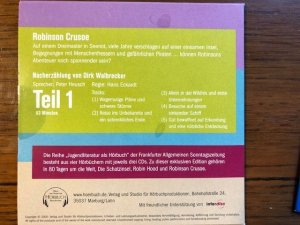 neues Hörbuch – Daniel Defoe – Robinson Crusoe Teil 1